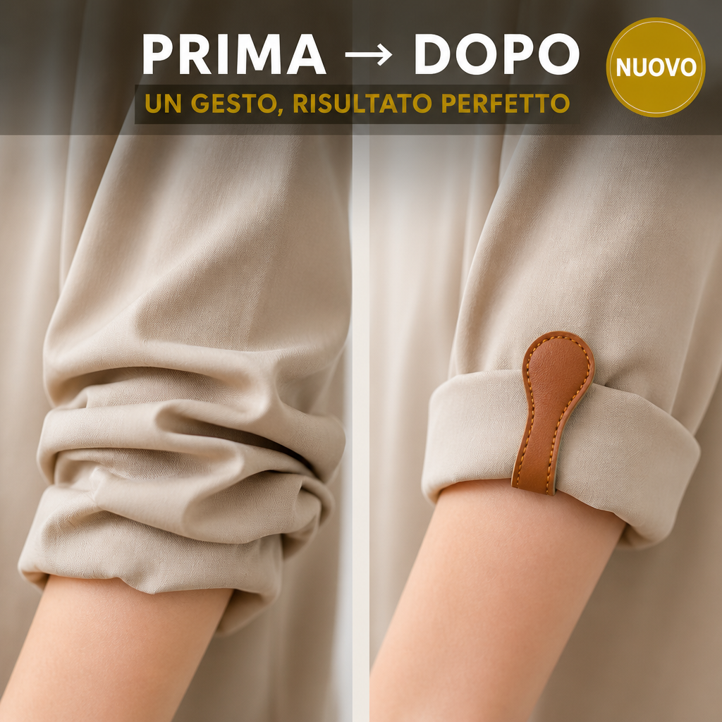 Polsino perfetto in un secondo