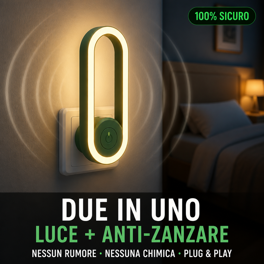 Luce Notturna Anti-Zanzare