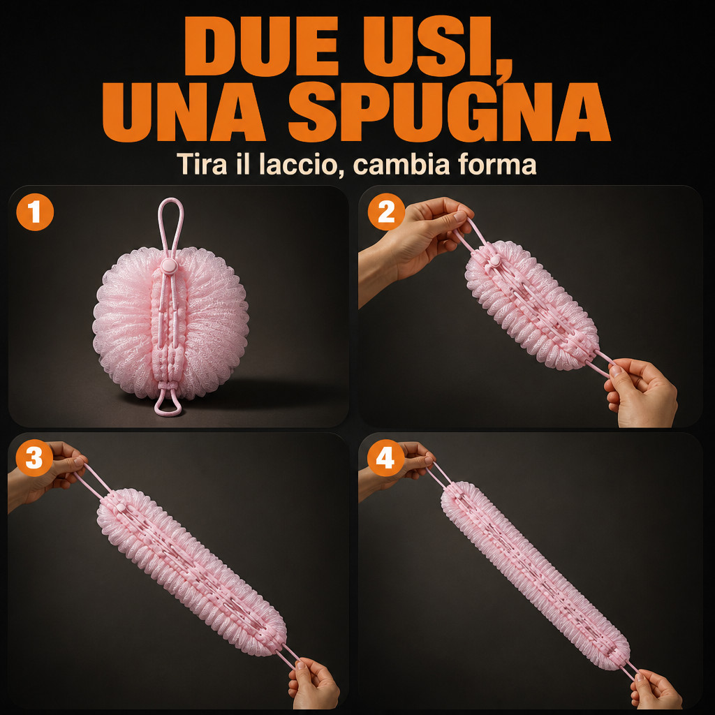 Due usi, una sola spugna