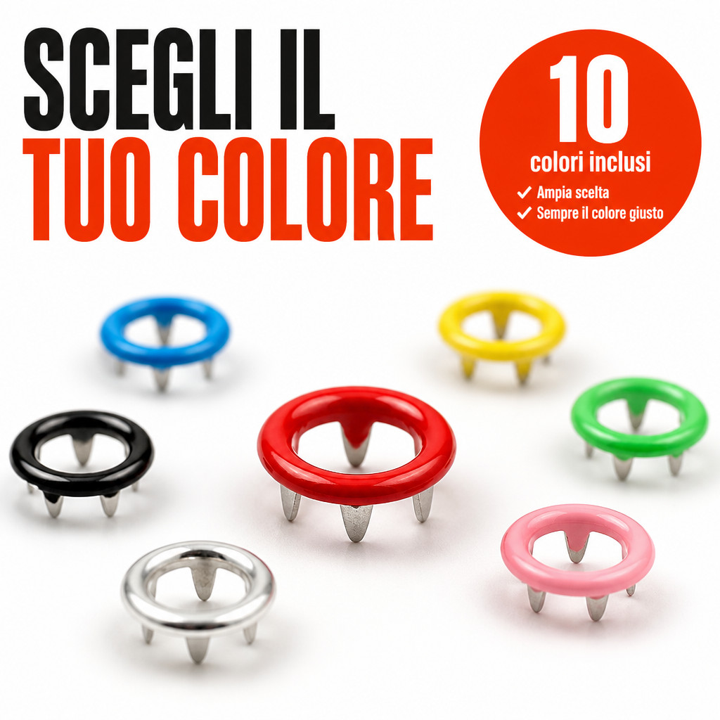 10 colori vivaci per ogni progetto