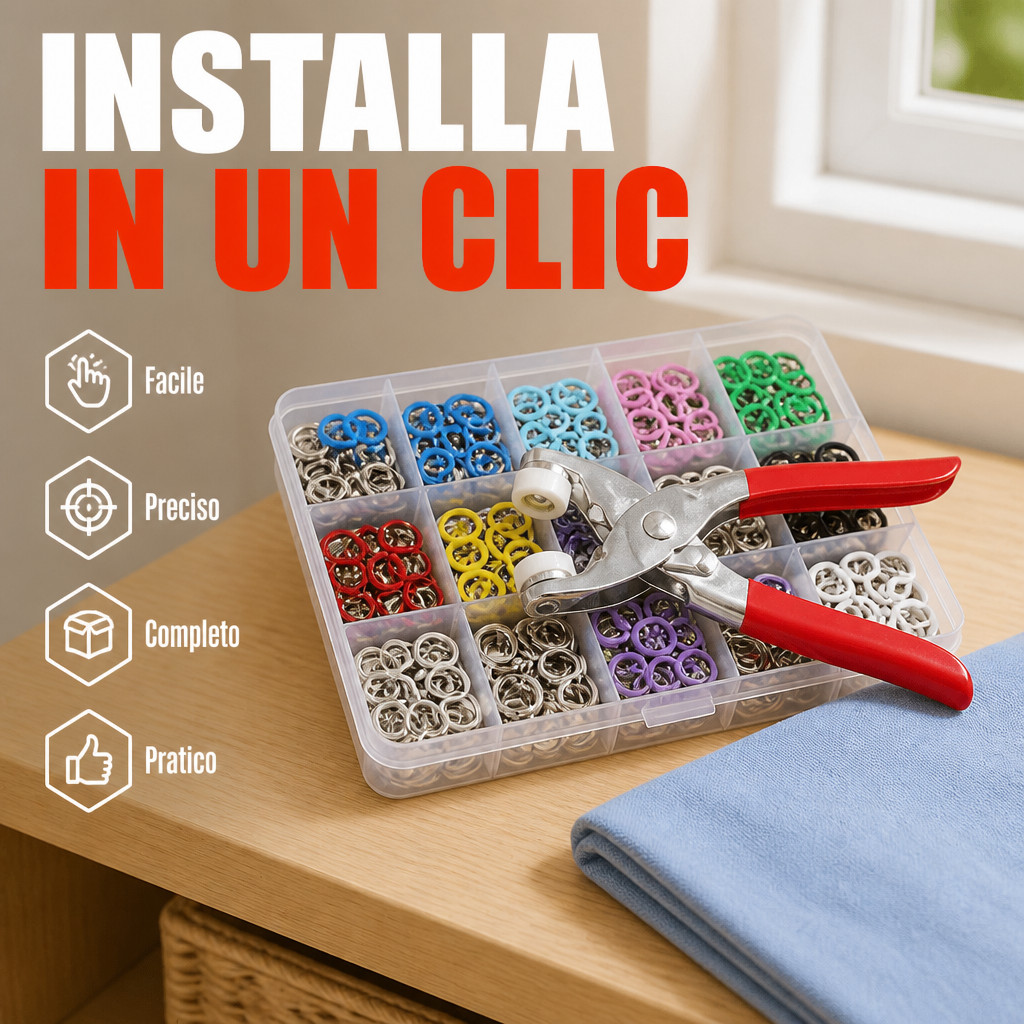 Un clic e il bottone è fisso
