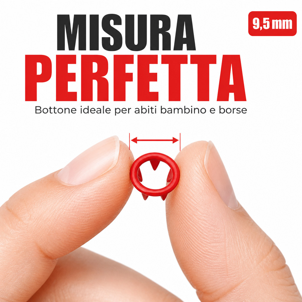 Misura perfetta: 9,5 mm