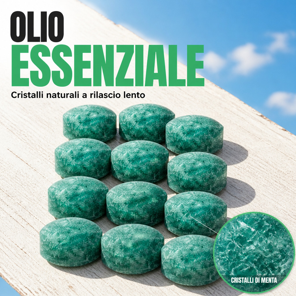 Olio di menta pura dentro