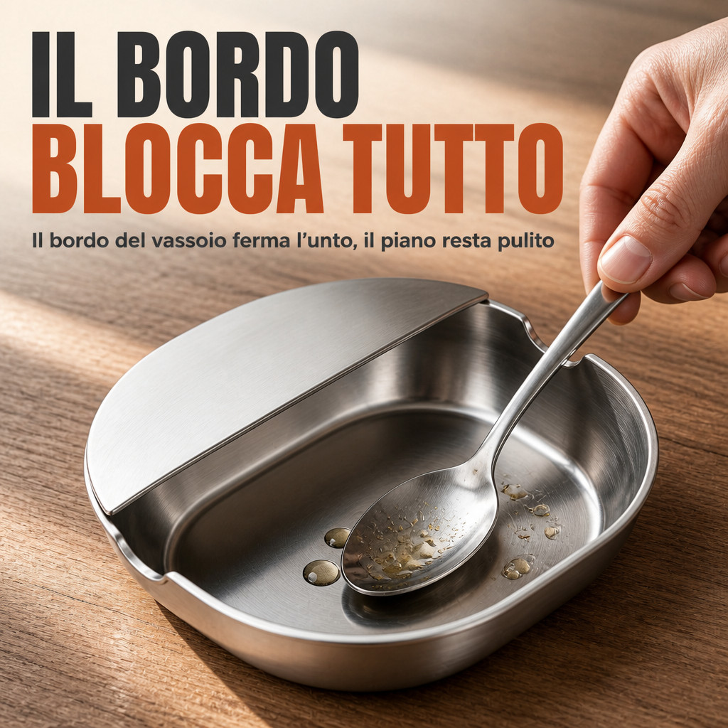Il bordo blocca l'unto