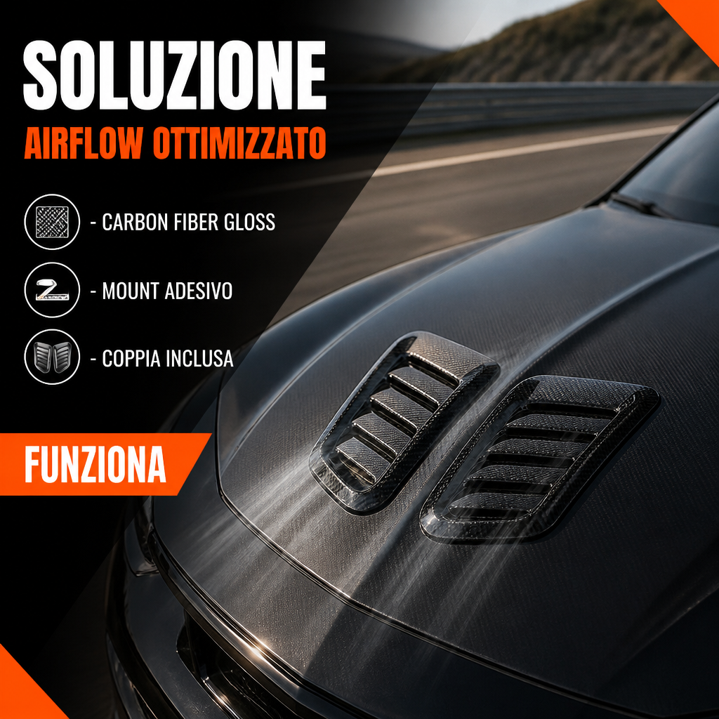 Ventilazione racing, stile da pista