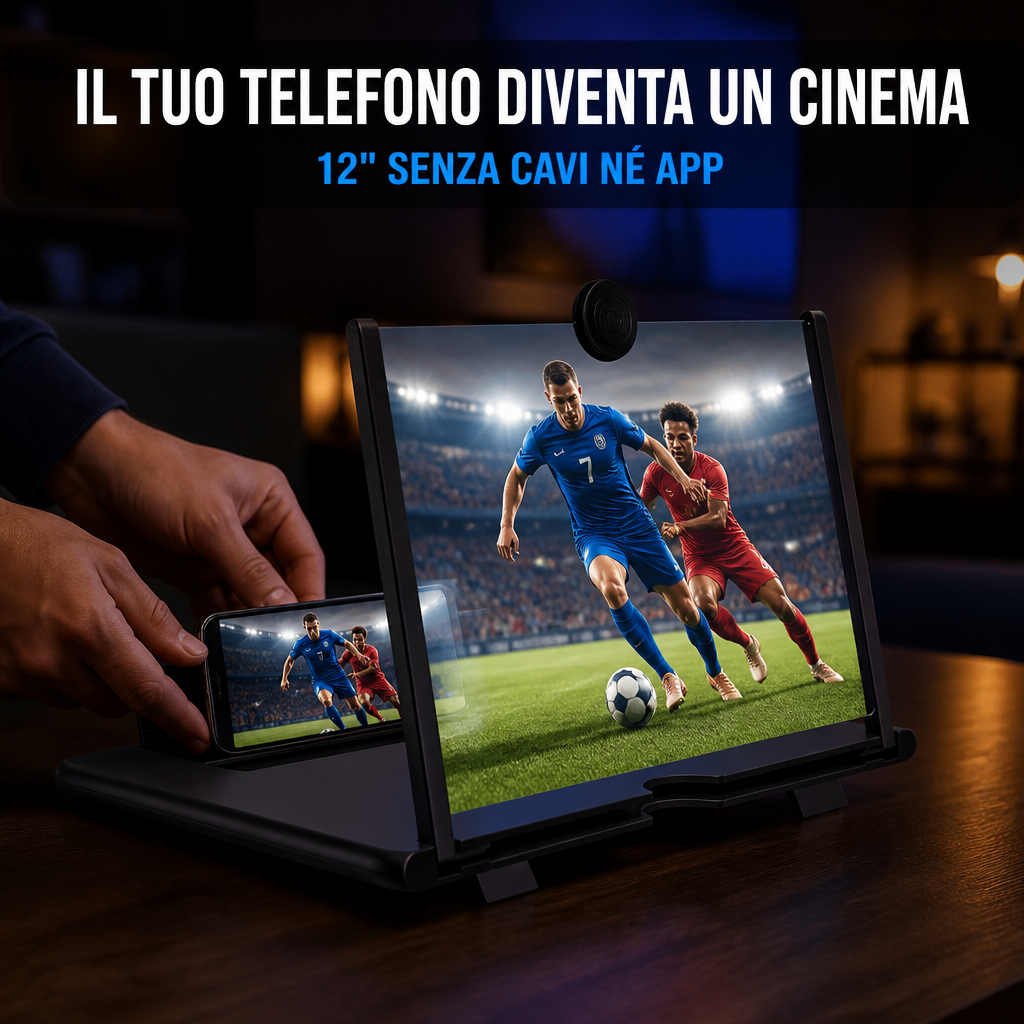 Il tuo telefono diventa un cinema