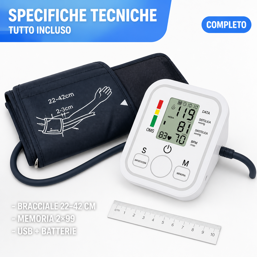 Specifiche tecniche complete