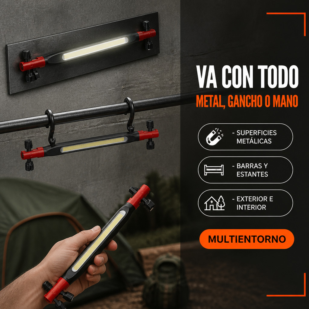 Funciona en cada rincón donde necesites luz