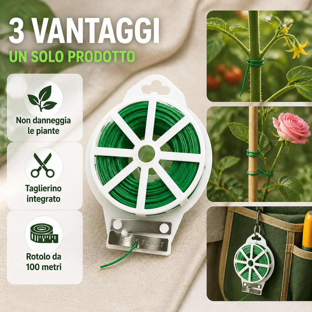 Tutto il giardinaggio in un rotolo