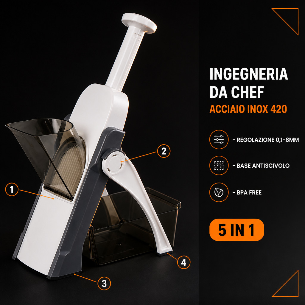 5 funzioni, una sola attrezzatura