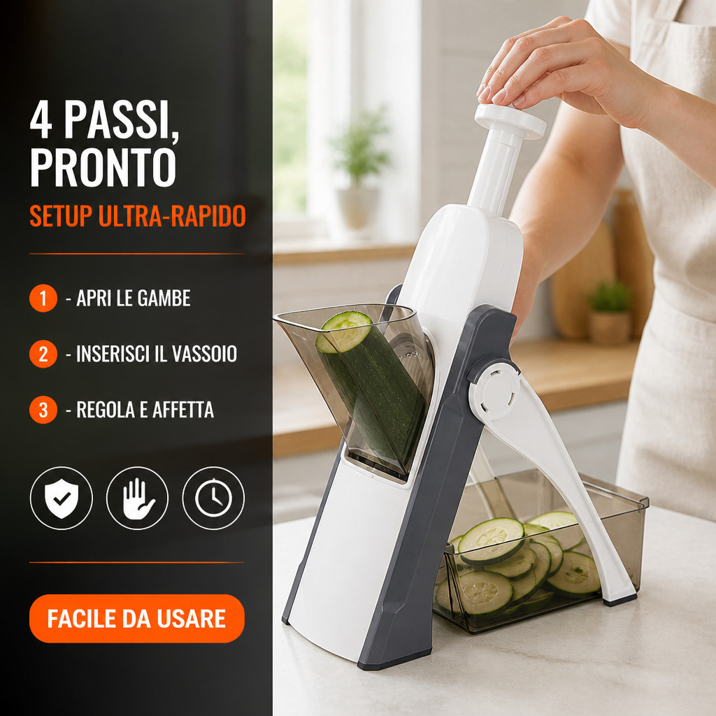 Pronto all'uso in 4 mosse
