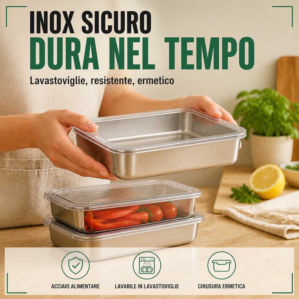 Inox sicuro, dura anni