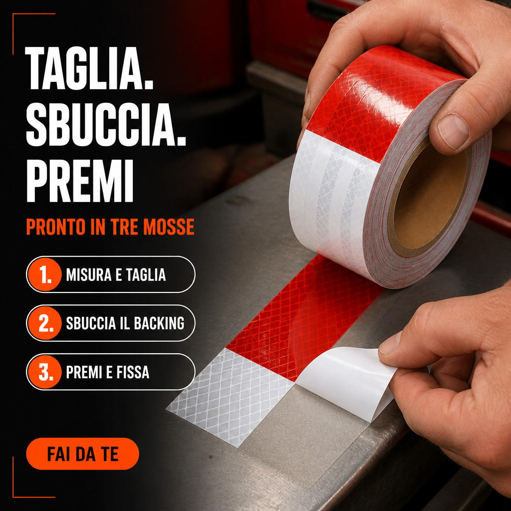 Tre passi per installare il nastro