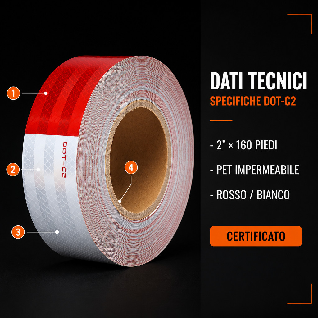 Specifiche tecniche del nastro DOT-C2