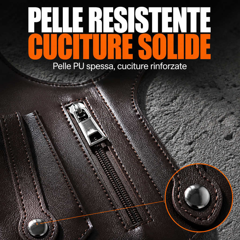Pelle resistente, cuciture solide
