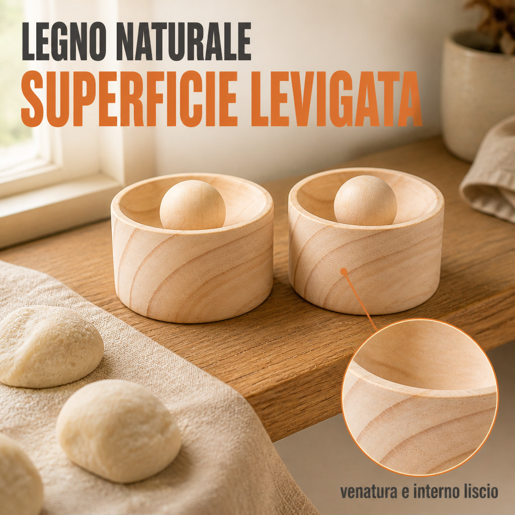 Legno naturale, superficie liscia