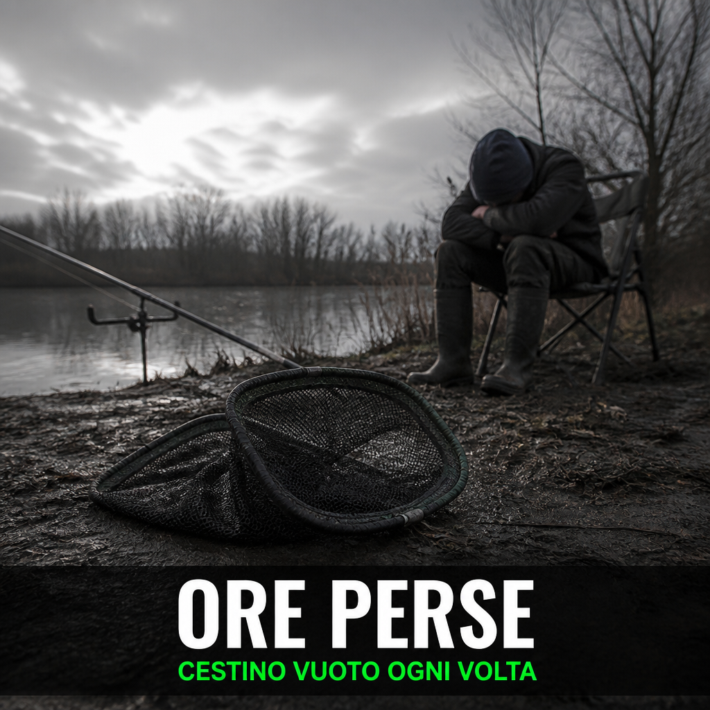 Ore di pesca sprecate senza un pesce