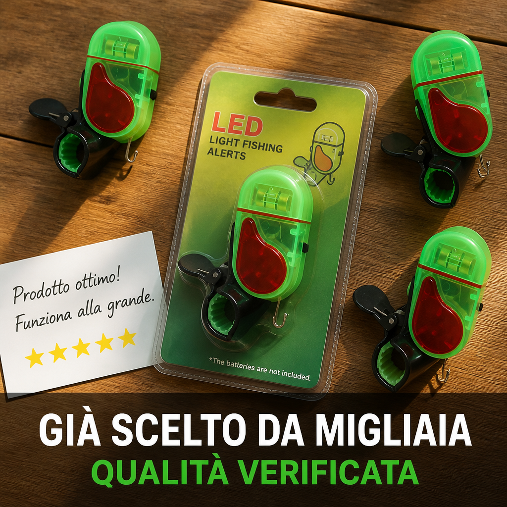 Migliaia di pescatori già soddisfatti