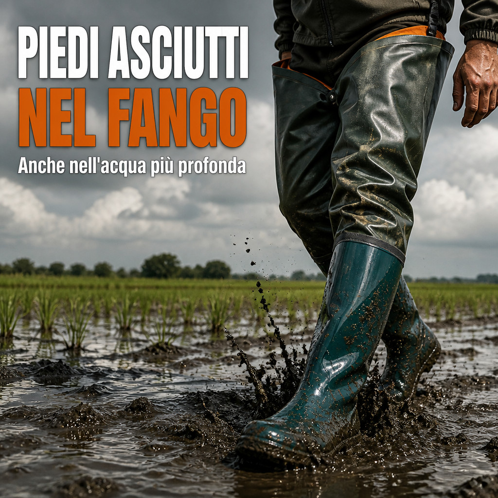 Piedi asciutti nel fango