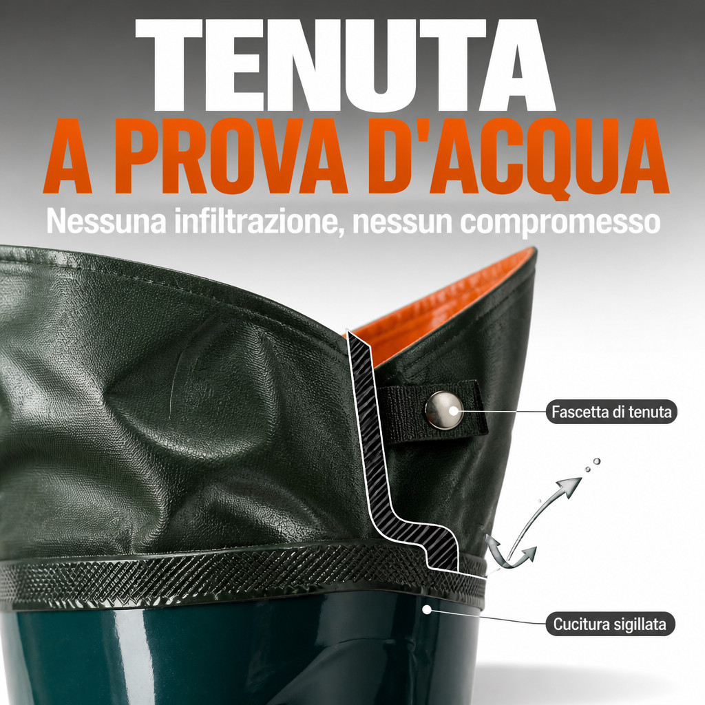 Tenuta che non lascia entrare l'acqua