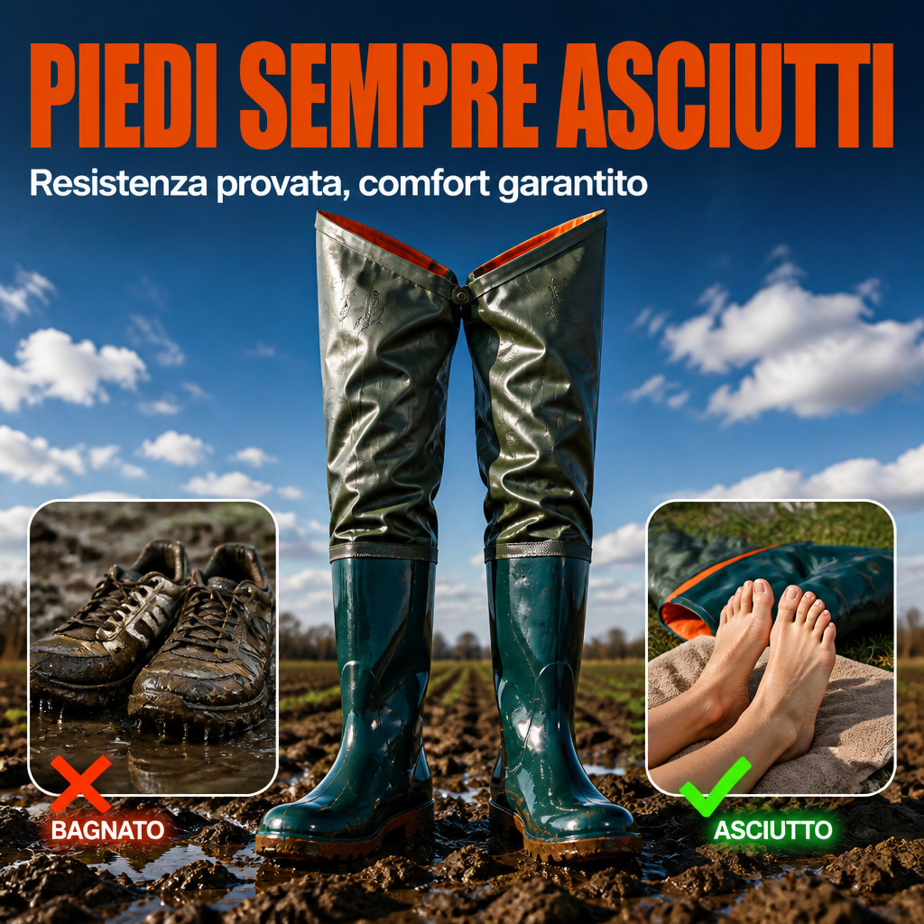 Piedi asciutti tutto il giorno