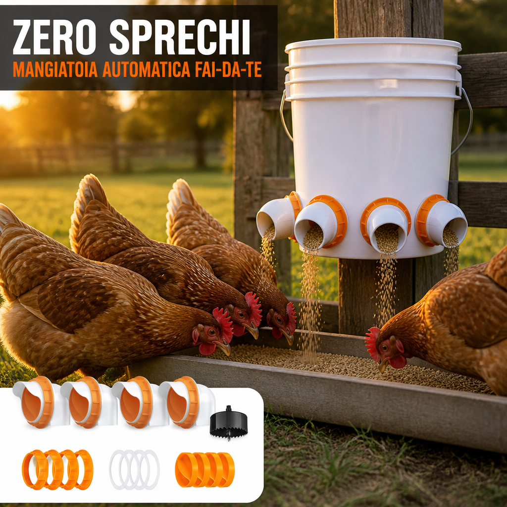 Mangiatoia fai-da-te senza sprechi