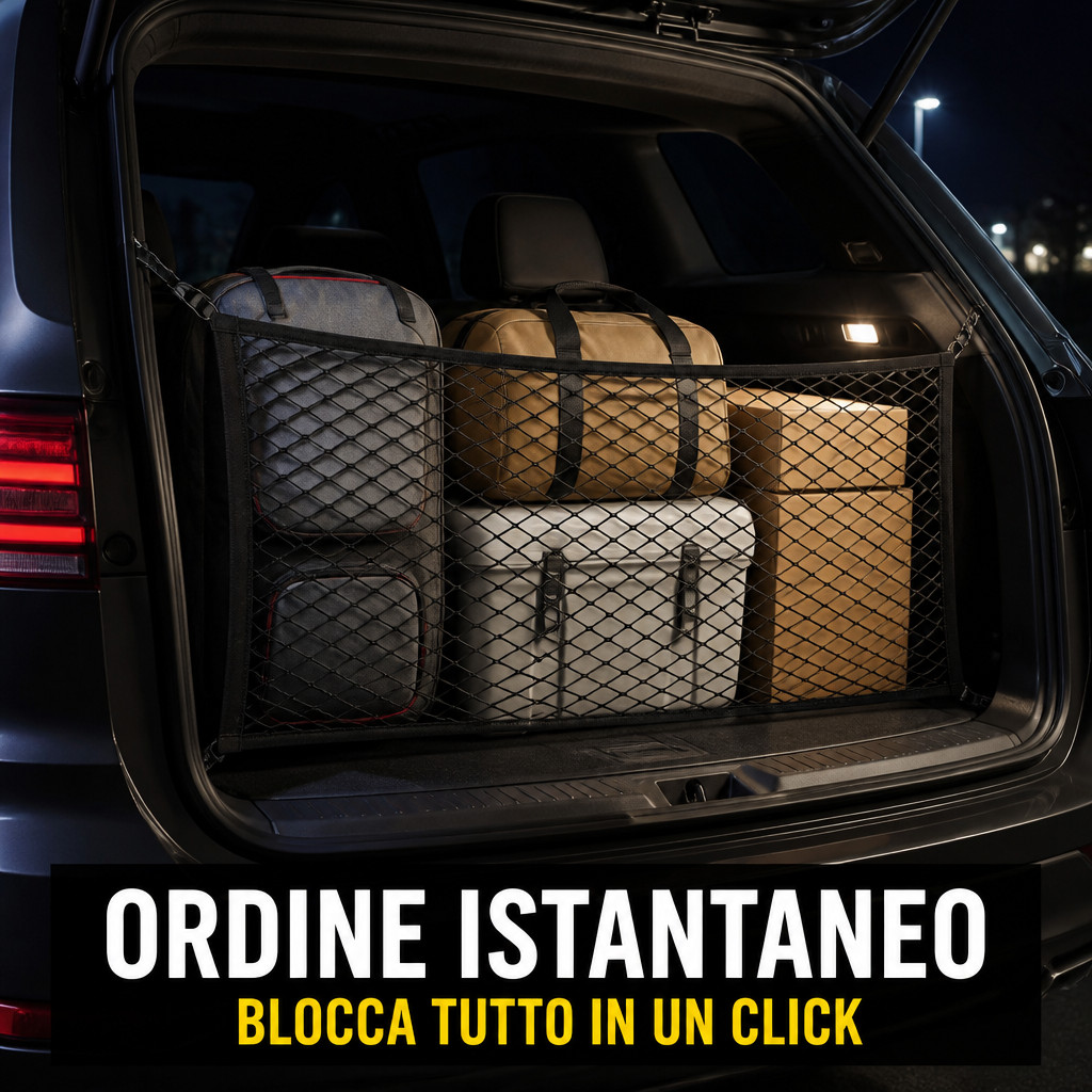 Bagagliaio sempre in ordine