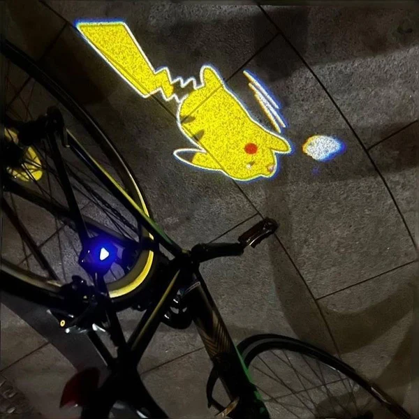 La tua moto proietta Pikachu
