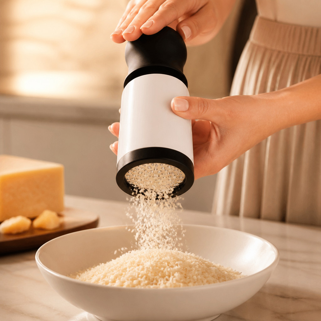 Formaggio grattugiato in secondi