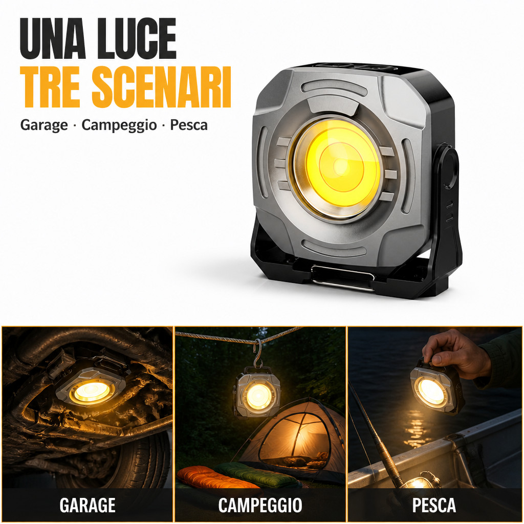 Una luce, tre scenari