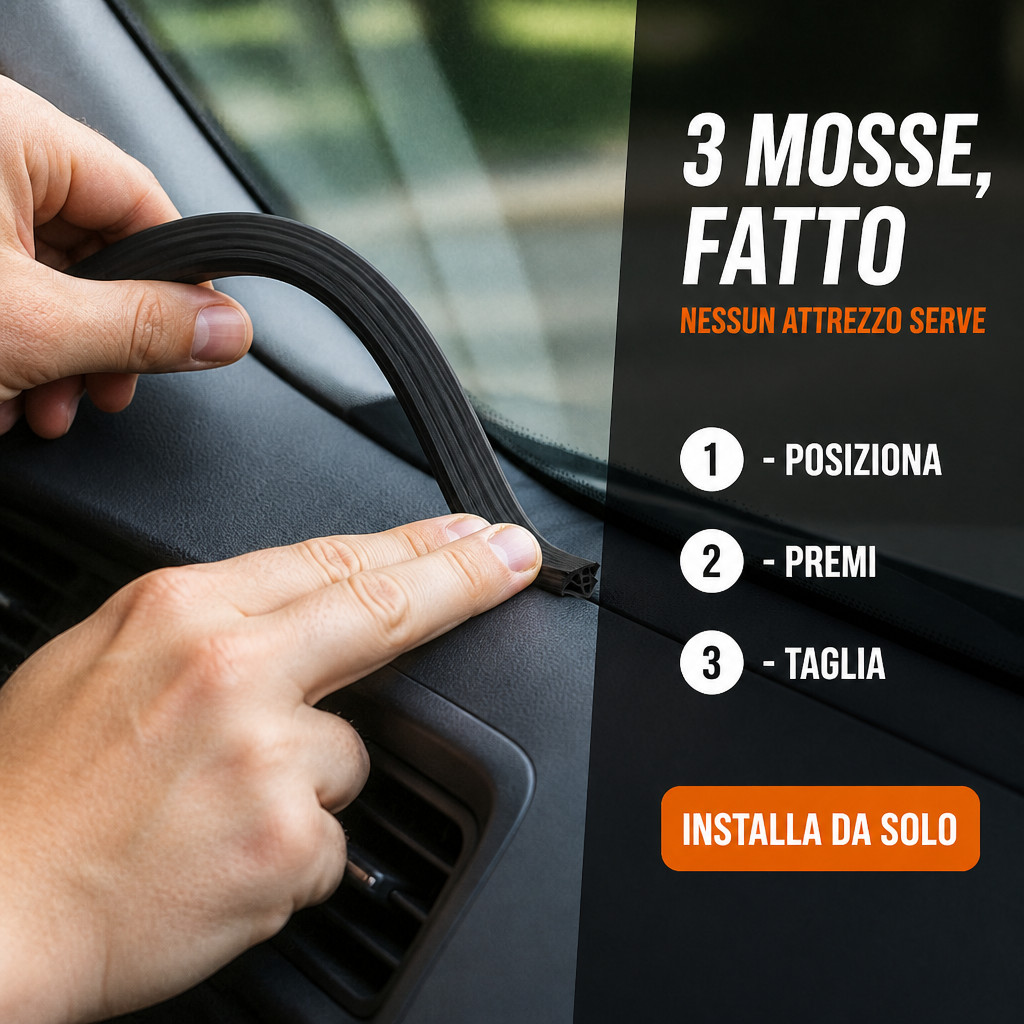 Installazione in 3 Mosse — Nessun Attrezzo